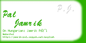 pal jamrik business card